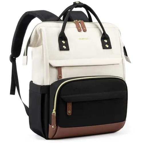 LOVEVOOK women's work backpack in a stylish design with multiple front pockets