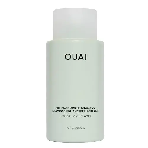OUAI Anti Dandruff Shampoo bottle with salicylic acid formula
