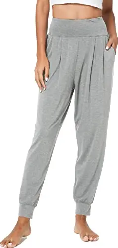 GYS High-Waist Pajama Pants in Heather Grey, 4X-Large
