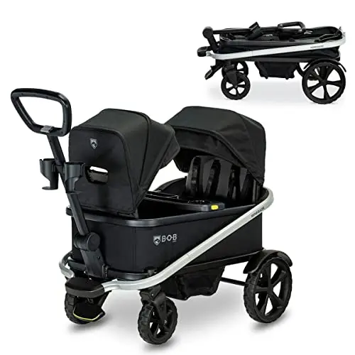 BOB Gear Renegade three-seater stroller wagon in Nightfall