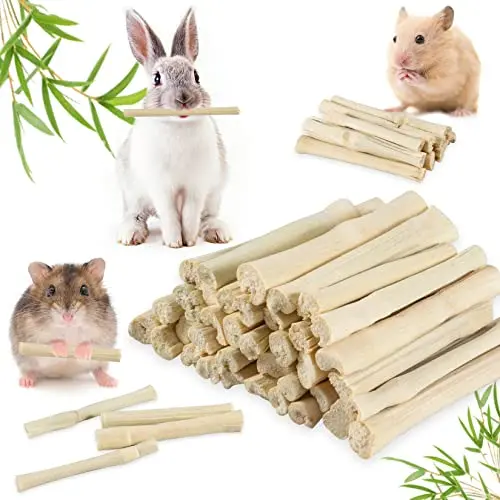 SUKH natural sweet bamboo chew sticks for rabbits in a pack