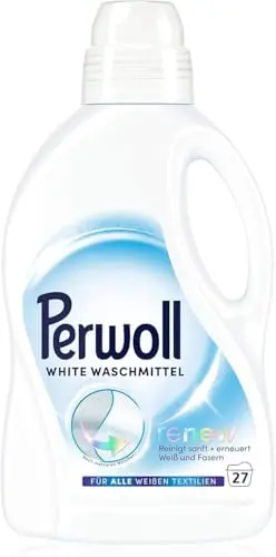 Perwoll Renew White liquid laundry detergent for white textiles