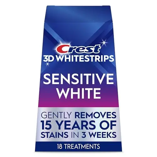 Crest 3D Whitestrips Sensitive kit box