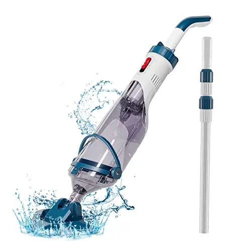 ENHULK handheld cordless pool vacuum with telescopic pole