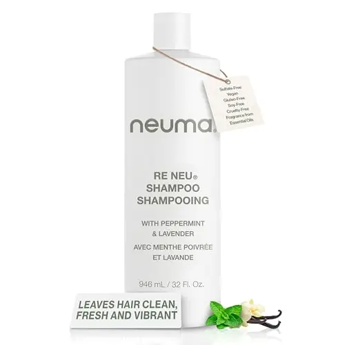 Neuma Re Neu Shampoo bottle with peppermint and vanilla scent