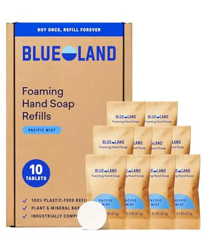 Blueland Foaming Hand Soap Refill Tablets 10-Pack in packaging