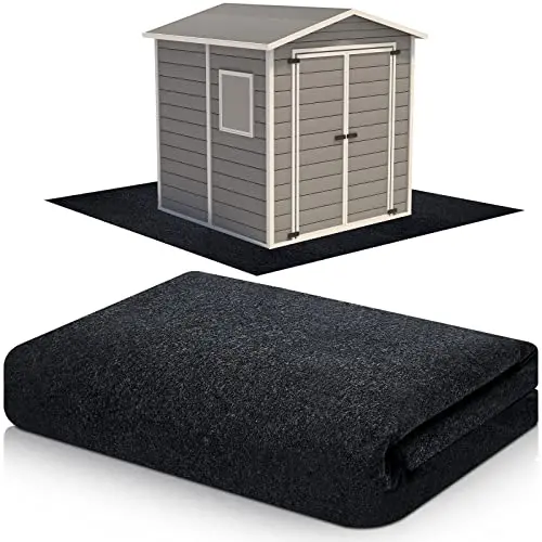 Haull waterproof felt and PE floor mat for under storage sheds