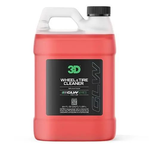 3D GLW Series Wheel and Tire Cleaner gallon bottle