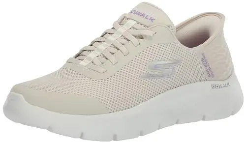Skechers Women's Go Walk Flex Hands Free Slip-Ins Sneaker in white