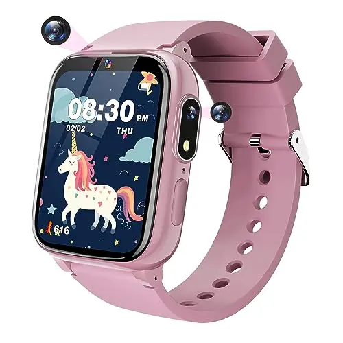 Sueseip kids smart watch for girls with touchscreen, games, and camera
