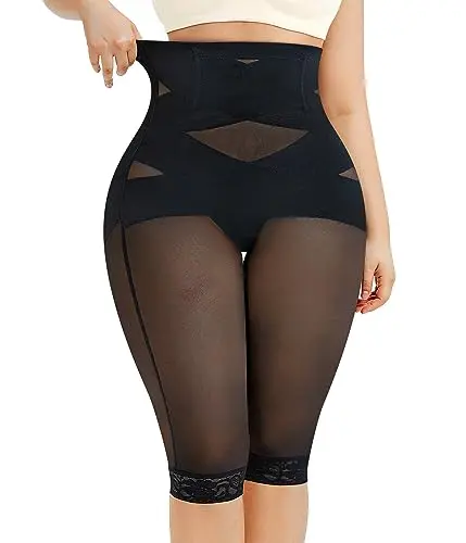 Nebility full-length tummy control leggings with butt lifting design