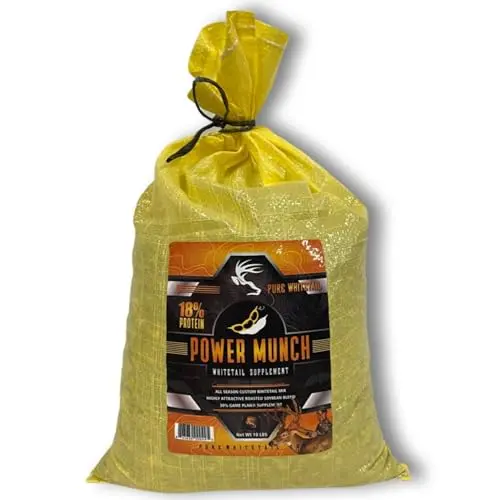 Pure Whitetail Power Munch 10 lb bag of probiotic deer feed supplement
