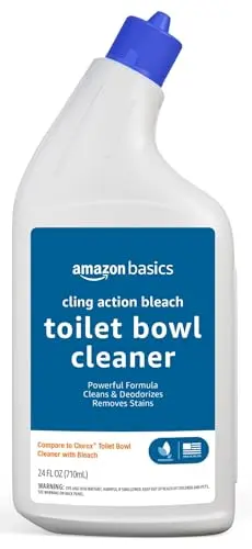 Amazon Basics Toilet Bowl Cleaner bottle with angled neck