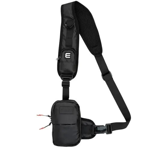 WREW Small Sling Bag with D-Ring carabiner for keys