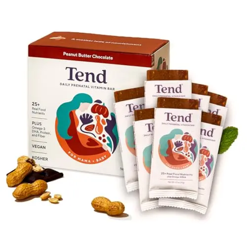 Tend Daily Best Prenatal Vitamin Bar, Peanut Butter Chocolate flavor