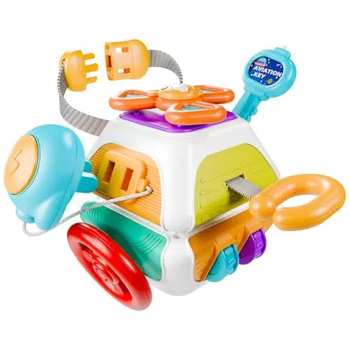 iPlay iLearn 10-in-1 busy board cube