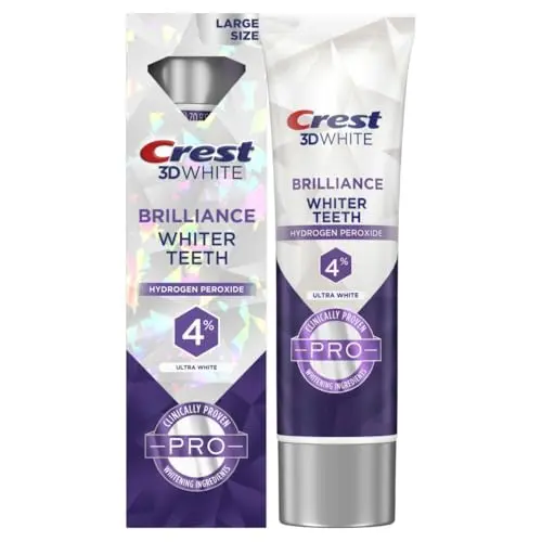 Crest 3D White Brilliance Pro Ultra White toothpaste tube