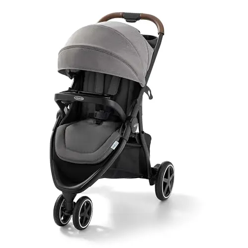 Graco Outpace LX three-wheel all-terrain jogging stroller in Cohen color