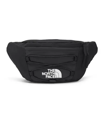 The North Face Jester Lumbar Pack in black, shown as a crossbody bag.