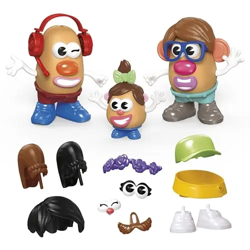 Mr. Potato Head Create Your Family toy set with 44 parts and pieces