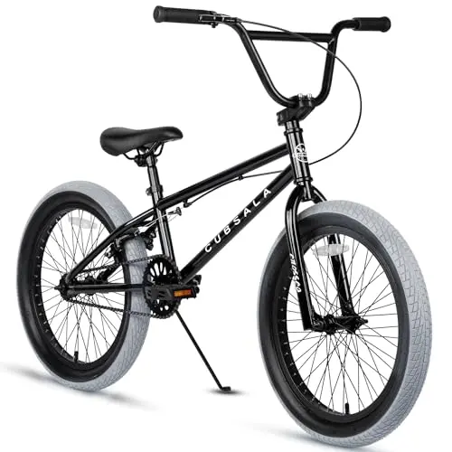 Cubsala 18-inch black and grey BMX bike for kids