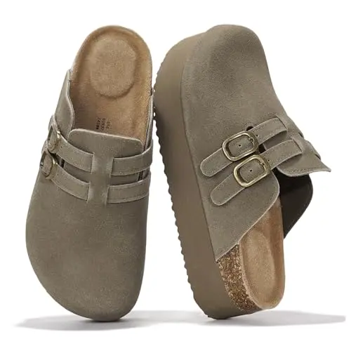 Project Cloud Stephi clogs with a 1.5-inch wedge platform