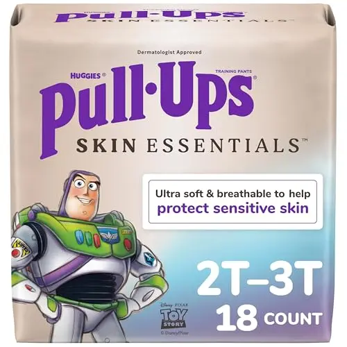 Pull-Ups Skin Essentials training pants in white with Toy Story graphics