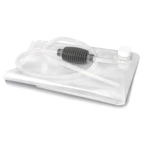 Zipcase black and white 100-gallon water storage bladder bag