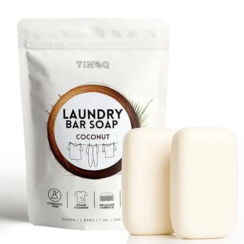 TINOQ hypoallergenic laundry soap bar with coconut oil