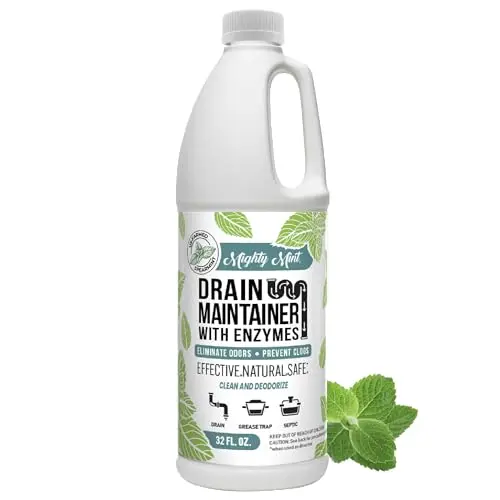 Mighty Mint Drain Maintainer with Enzymes 32oz bottle