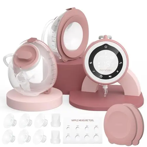 Momcozy V1 Pro hospital-grade breast pump with quiet operation and long battery