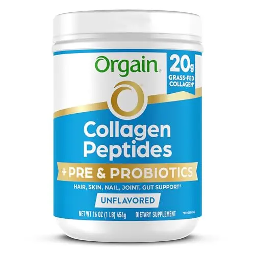Orgain Hydrolyzed Collagen Peptides with Prebiotic & Probiotics powder