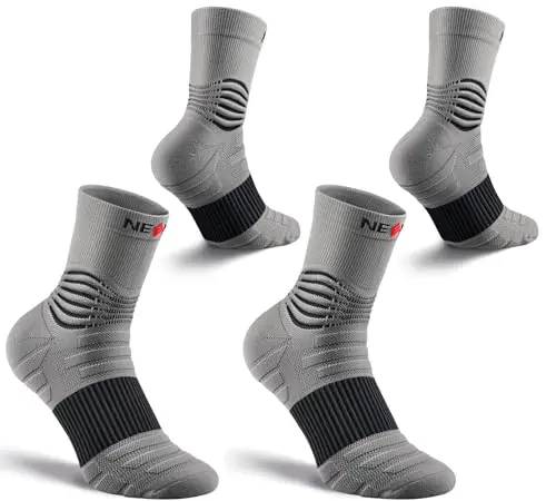 Neenca 2-pair compression socks in middle length