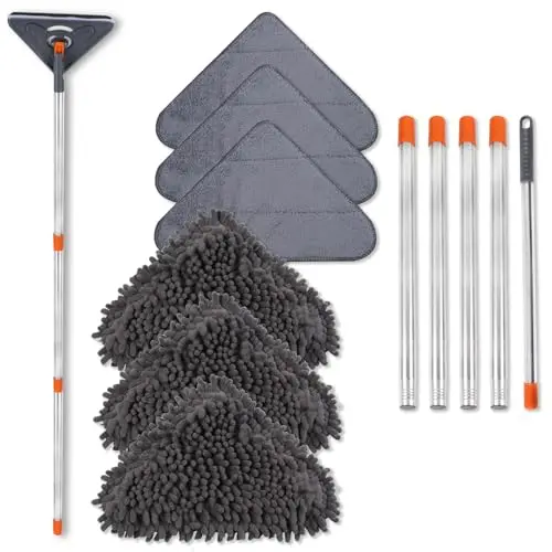 NWGOF gray wall washer with a triangular head and multiple extension rods