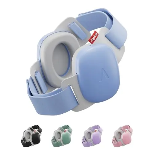 Alpine Muffy Baby Comfort infant ear muffs in blue
