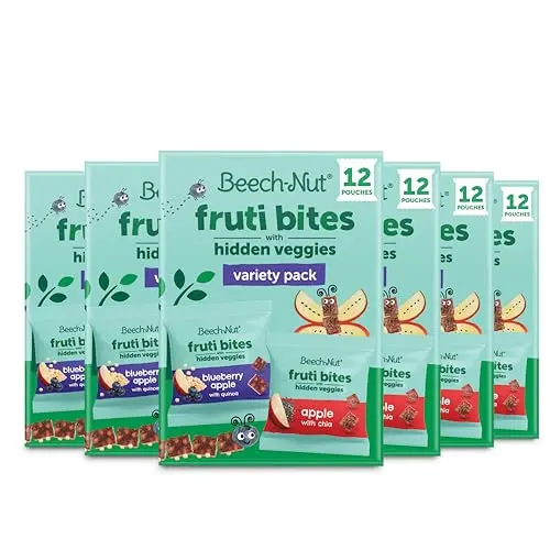 Beech-Nut Fruti Bites toddler fruit snacks with quinoa and chia