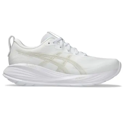 ASICS Women's Gel-Cumulus 27 Running Shoes in White and Lake Grey