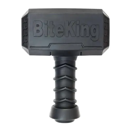 BiteKing Natural Rubber Hammer Toy for large aggressive chewers like pit bulls