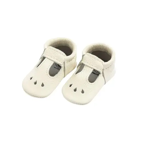 Freshly Picked white Mary Jane baby shoes for girls
