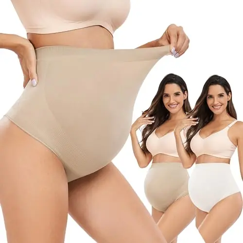 Hailycoco Maternity Thongs for Women Over Belly
