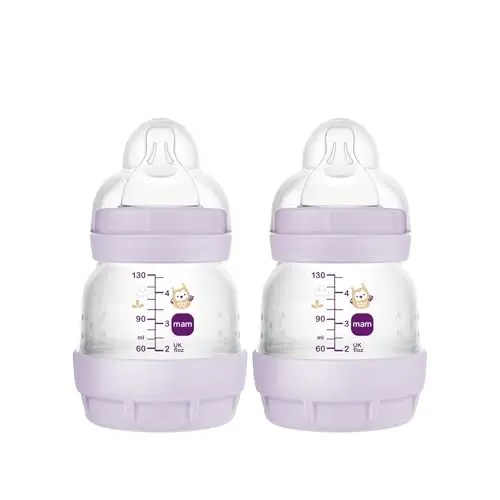 MAM Easy Start Anti-Colic Baby Bottles with vented base