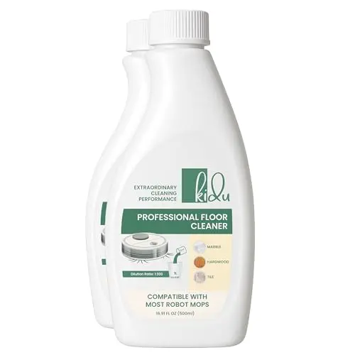 KIDU 2-Pack Multi-Surface Floor Cleaner concentrate bottles