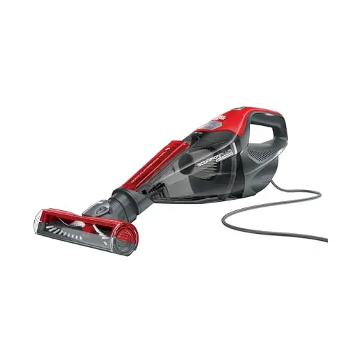 Dirt Devil Scorpion Plus red corded handheld vacuum with stair tool