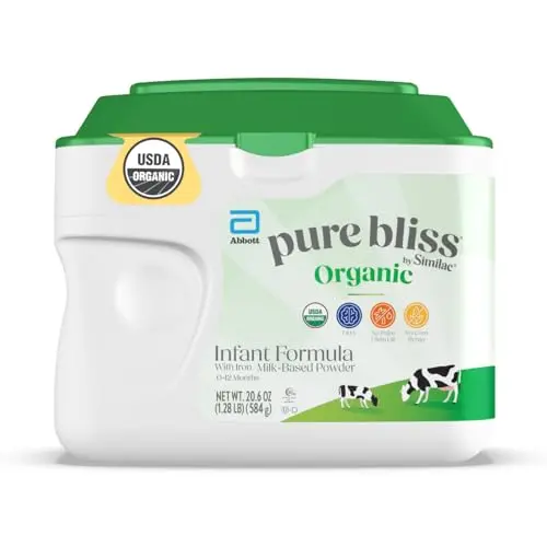 Pure Bliss by Similac Organic Infant Formula powder tub