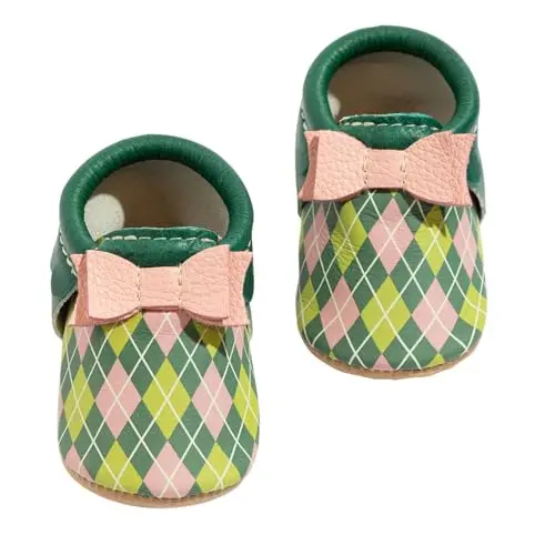 Freshly Picked tournament bow baby shoes for newborns