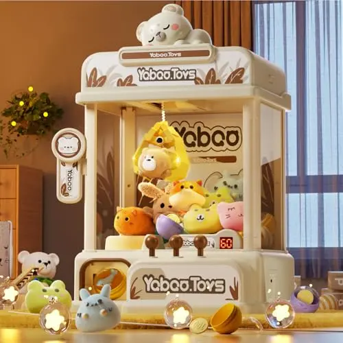 ORANGE OCEAN large claw machine toy with lights and prizes for children