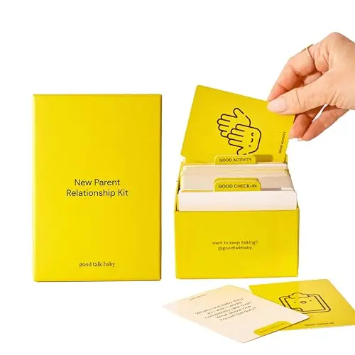 Good Talk Baby New Parent Relationship Kit box with conversation cards