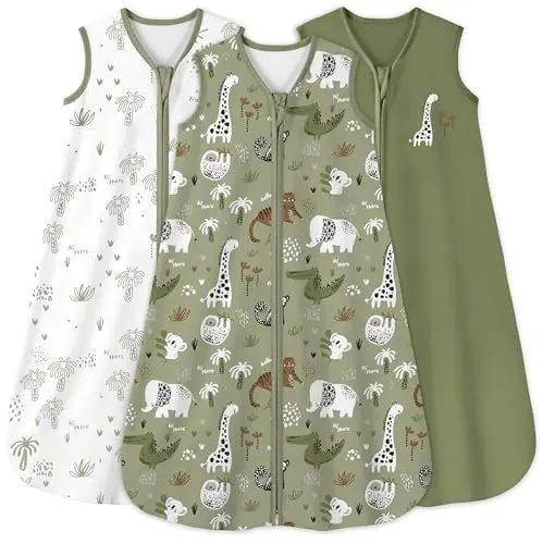 Yoofoss organic cotton wearable blanket sleep sack for a toddler
