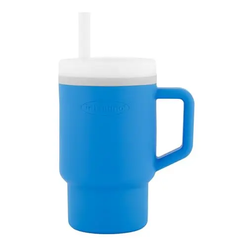 Infantino My 1st Tumbler silicone cup with handle in ocean color