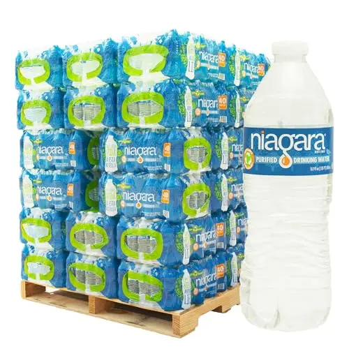 Niagara Purified Drinking Water 16.9oz Bottles 40 per case Pallet